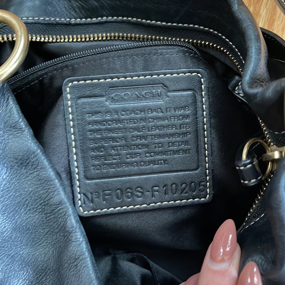 Coach Leather Slouchy Tote with Studs and Buckles - Picture 5 of 8